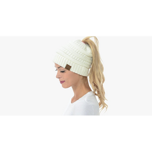 Soft Knit Ponytail Beanie (USA)